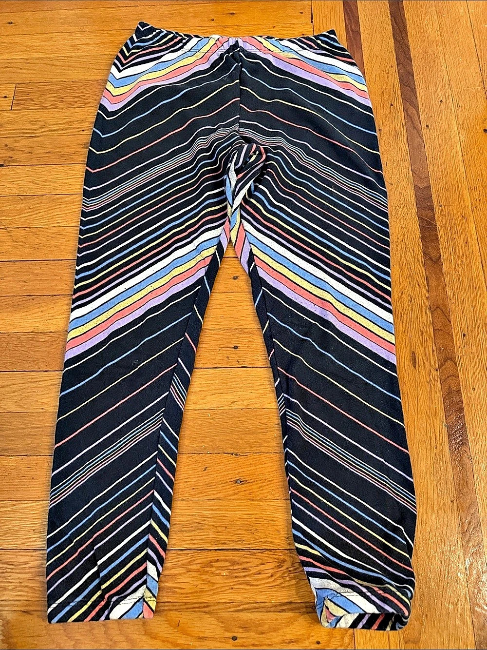Wildfox Striped Black Island Chevron Joggera Size Large